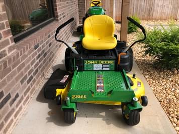 John deere z335e stores hotsell